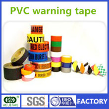 Fita de PVC para impressão de advertência, fabricada na China com cores diferentes